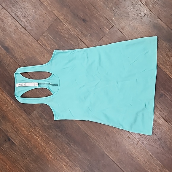 NWOT Lululemon athletica top teal green womens size S/4 razor back - Picture 1 of 6